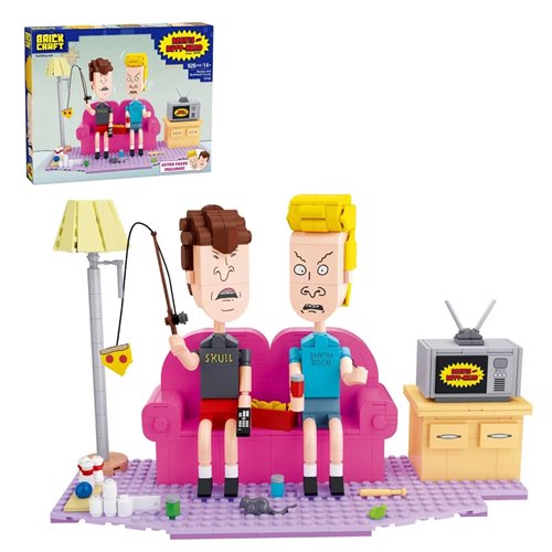 Beavis and Butt-Head Couch Commentary Brick Building Kit