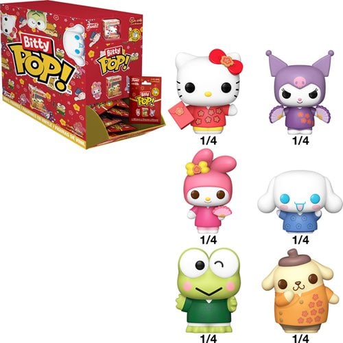 Hello Kitty Lunar New Year Bitty Pop! Singles Carton of 96