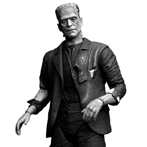 Universal Monsters Bride of Frankenstein Monster B&W Figure