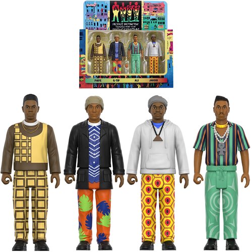 A Tribe Called Quest 3 3/4-Inch ReAction Figures 4-Pack
