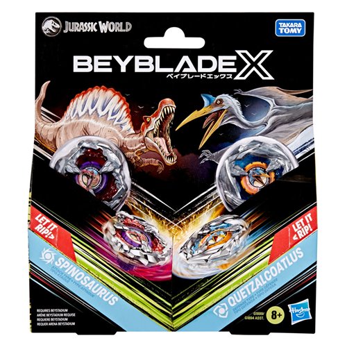 Beyblade X Jurassic World Spinosaurus vs. Quetzalcoatlus