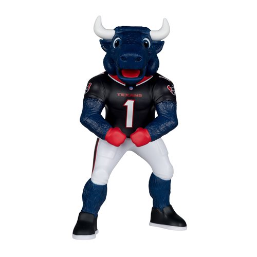 NFL SportsPicks Houston Texans Toro Mascot 8-Inch Posed Fig