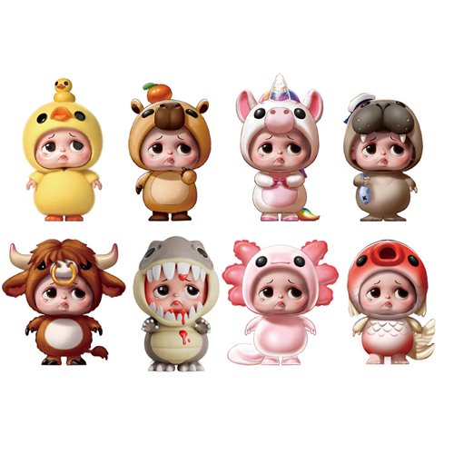 Star Box Sad Baby S1 Animals Blind Plush Case of 8