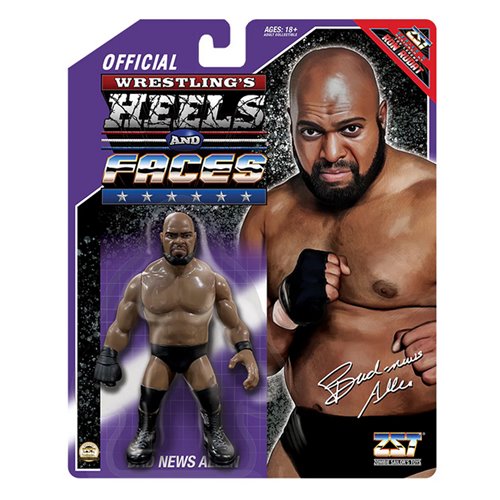 Wrestling's Series 4 Bad News Allen 4 1/2-Inch Scale Figure