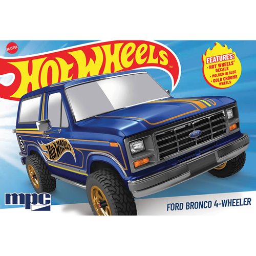 HW 1982 Ford Bronco 4-Wheeler 1:25 Model Kit