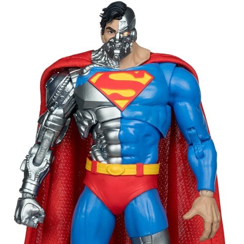 DC McFarlane Vault W2 Cyborg Superman 7-In. Action Figure
