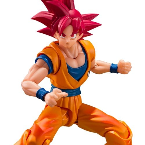 DBS Super Saiyan God Goku God Aura S.H.Figuarts Fig- Reissue