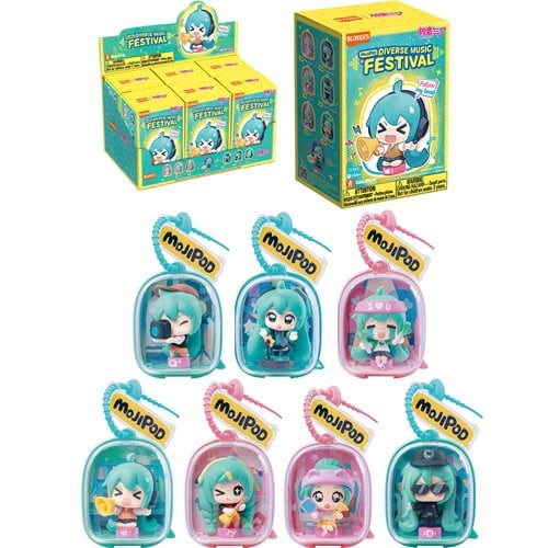 Hatsune Miku Diverse Music Fest. Mojipod Model Kit Case of 6