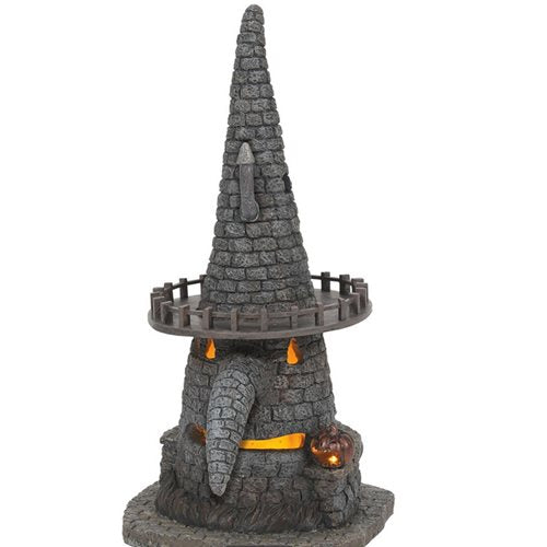 Nightmare Before Christmas Village Witch Tower Statue