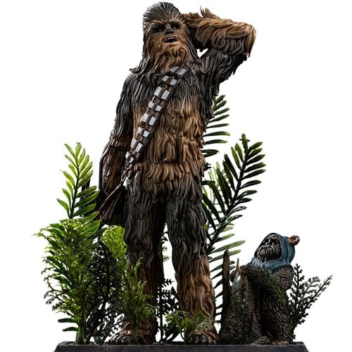 Star Wars: ROTJ Chewbacca and Tokkat 1:10 Art LE Statue