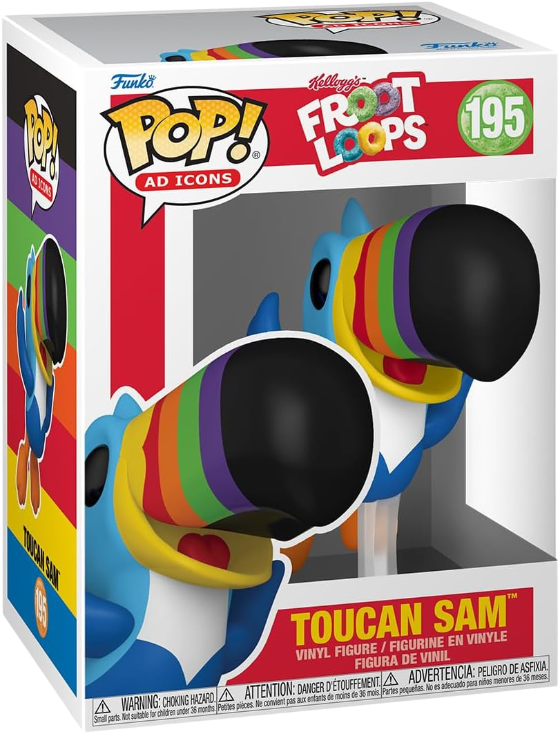 Ad Icons: Kellogg's Fruit Loops - Toucan Sam Flying Pop! Vinyl Figure #195