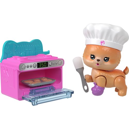 Barbie Dream Squad Pet Puppy with Chef Hat and Accessories