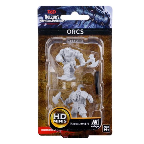 D&D Nolzur's Marvelous Miniatures Orcs Mini-Figure 2-Pack