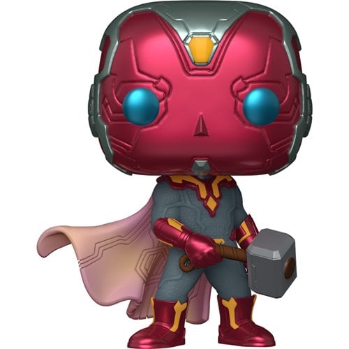 MCU Archives Vision with Mjolnir Funko Pop! Vinyl Figure