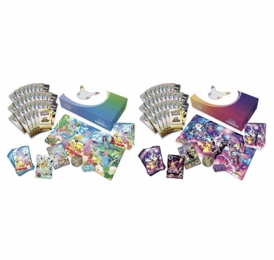 x2 Pokémon TCG : 30th Anniversary Celebrations UPC - Both Night/Day - Presale